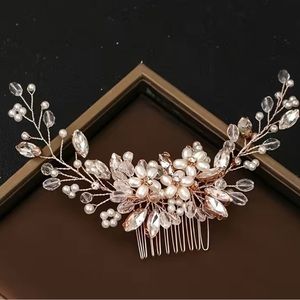 Wedding Pearl Comb, Hair Comb For Bridal, White Bridal Comb, Beautiful pearls